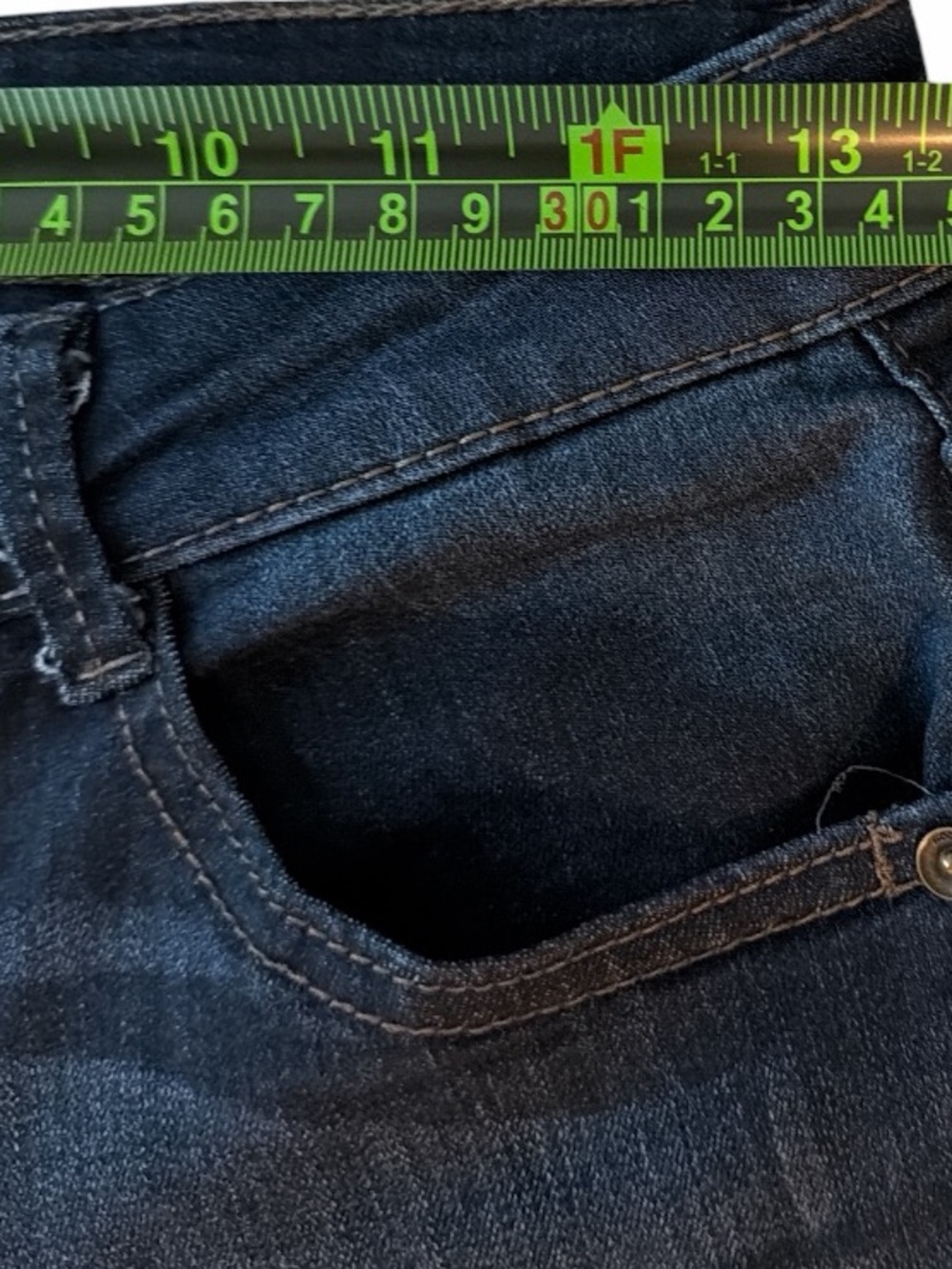Wit & Wisdom |Dark Wash |Stretch Jeans |Size 4 |Slim Straight Denim - Picture 9 of 11